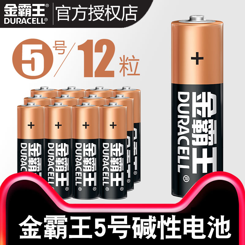 Duracell battery No 5 12 alkaline No 5 battery lr6 ordinary children's toy battery aa microphone mouse dry battery 1 5V wholesale replaceable No 7 remote control battery
