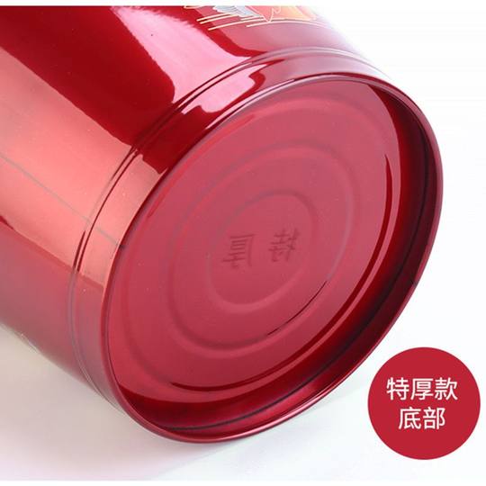 不锈钢喜桶结婚子孙桶一对新娘陪嫁用品红色水桶婚庆红桶桶子