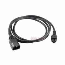 Pinzi to plum blossom docking extension 1 8m IEC320-C14 to C5 all-copper power computer adapter