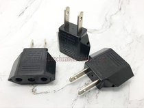 European standard two-hole small feet 4 0 jack to US standard national standard universal two flat feet copper CE certification 6A 125V 250