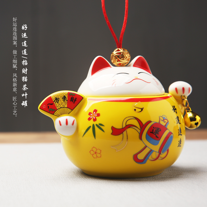 The Product porcelain sink plutus cat caddy fixings ceramic seal tank mini small storage household travel home furnishing articles POTS