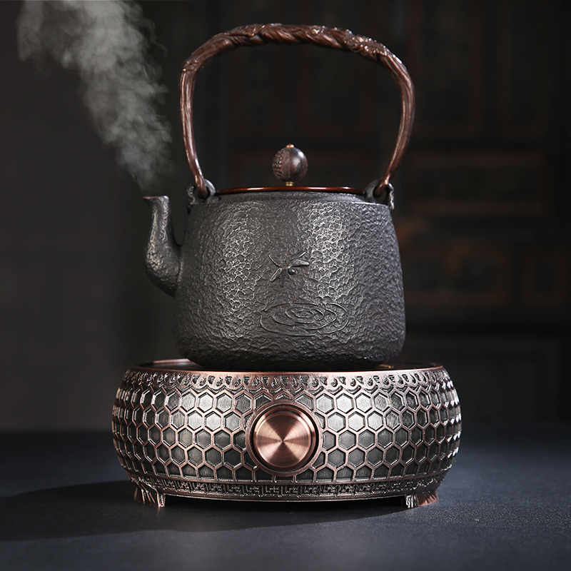 The Product imitation copper electric porcelain remit TaoLu old high temperature cast iron pot of imitation Japan uncoated iron pot of boiling water tea kettle