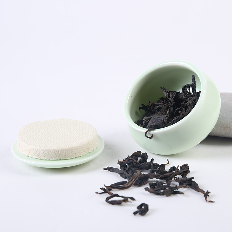 The Product mini small caddy fixings ding up porcelain remit small ceramic POTS of black tea, green tea dry storage sealed as cans