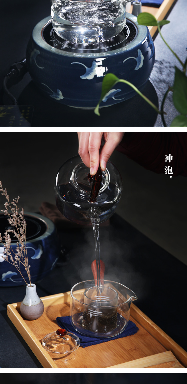 The Product electric TaoLu elder brother up with celadon porcelain sink hand - made boiled tea stove sample tea cup tea kettle boil tea ware ceramic furnace