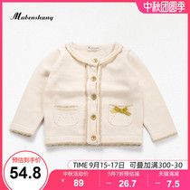 Girls Knitted Jacket Baby Cardigan 8 Months Baby Spring and Autumn 3 Girls Top 1 year old Childrens Sweater 2