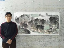 Shangpintang Painting and Calligraphy Institute Chinese painting works Chinese American Association teacher Jiang Pings works custom hanging paintings ink painting calligraphy and painting