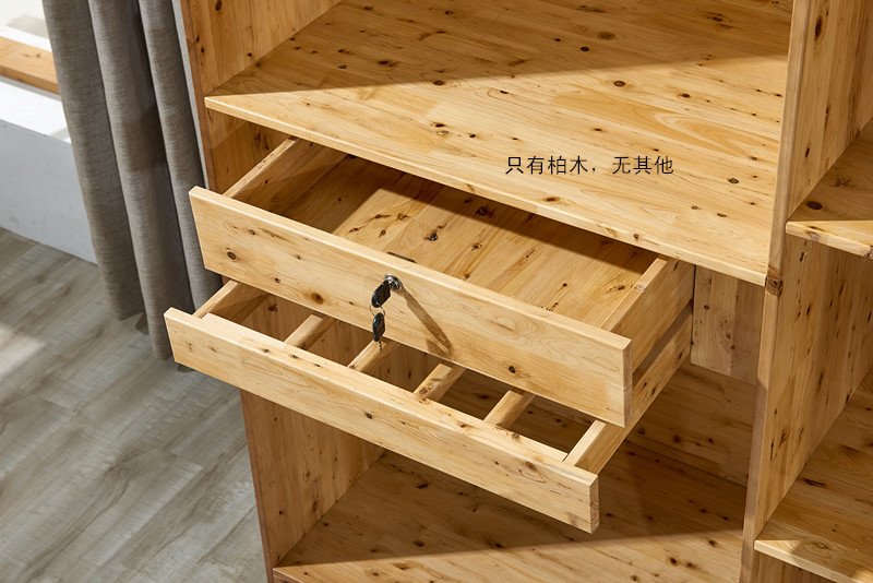 Cypress sáu cửa với tủ quần áo lớn Tủ Cloakroom Đồ nội thất tình yêu Đồ nội thất Thành Đô nhà máy bán hàng trực tiếp tủ tường