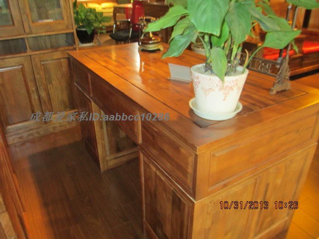 Boutique Bàn Elm Khắc Dòng Đồ Nội Thất Phòng Nghiên Cứu Boutique Bảng Antique Nội Thất Văn Phòng Thành Đô