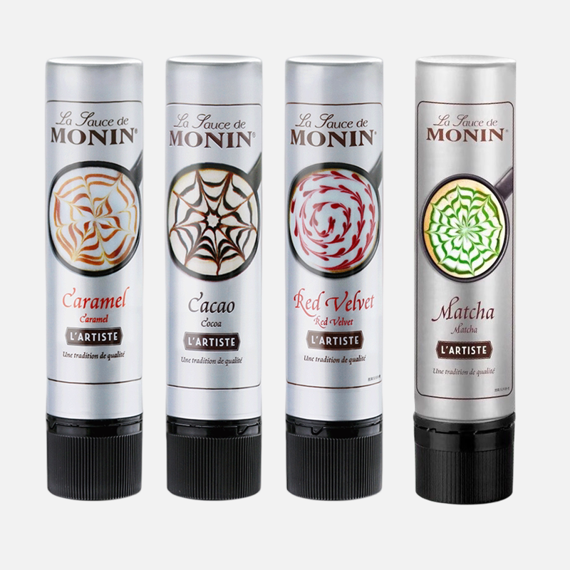 Monin Caramel Cocoa Coffee Latte Art Needle Carving Pen for Cappuccino Macchiato Syrup Flavoring