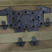 No thief universal vest waist seal chest plate transfer tactical equipment accessories multifunctional chest molle quick pull