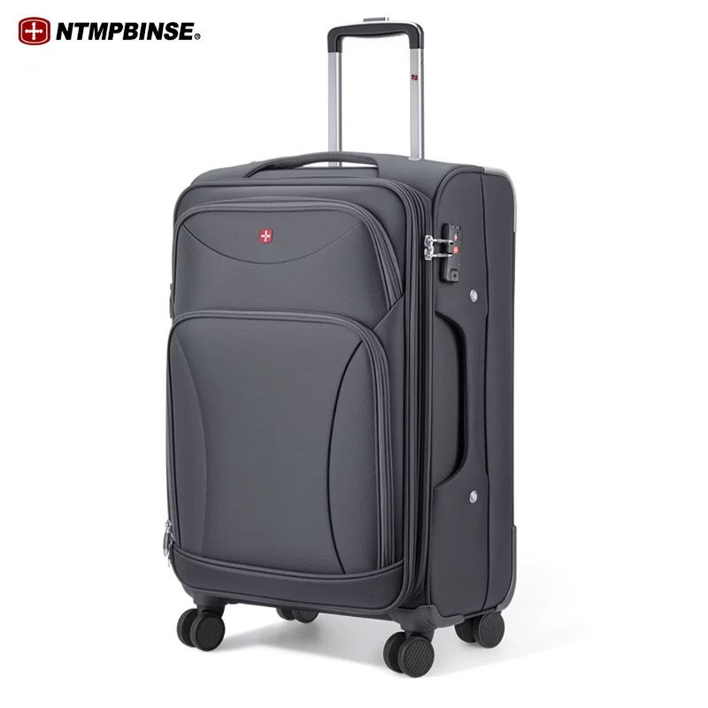 Universal capacious suitcase, oxford cloth