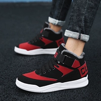 8083 Хлопковая обувь/черный красный