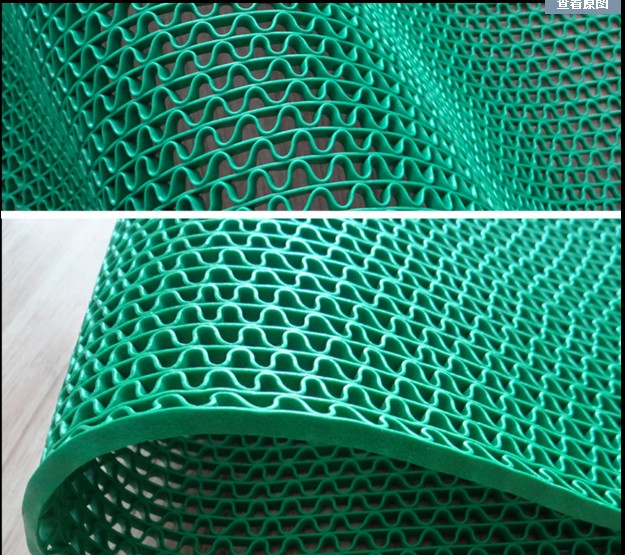 PVC mat mat tắm rỗng phòng tắm mat thoát bếp phòng ăn nhựa bơi không thấm pad không thấm nước - Thảm sàn thảm xốp 1mx1m