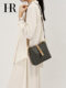 HR赫莲娜水桶包女新款2025上班通勤手提包轻奢老花百搭单肩斜挎包