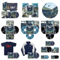 BLUR - LIVE AT WEMBLEY New special CD tape black glue blue glue painting glue peripheral T-shirt jacket set