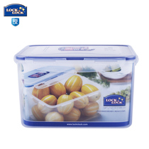 Le clasp plastic crisper large capacity rectangular refrigerator storage transparent vegetable storage box HPL827