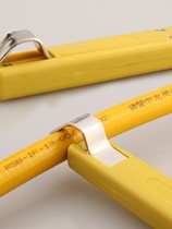 Gas pipe gas pipe corrugated pipe cutter leather cutter peeler flat mouth knocker punching die head tool