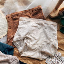 High waisted flower fairy sexy charming womens underwear size mulberry silk crotch Lady breifs thin breathable womens pants