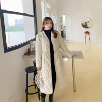 Fatten womens cotton coat fat mm winter thick warm medium long cotton coat 2021 size womens slim coat