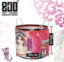 Charming 800 degrees scattered gun fast sieve bait net EVA handle hanging rubber screen bait fishing tool