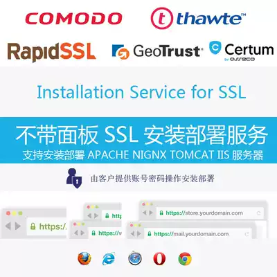 WITHOUT PANEL SSL CERTIFICATE INSTALLATION AND DEPLOYMENT SERVICE IIS APACHE NIGNX TOMCAT