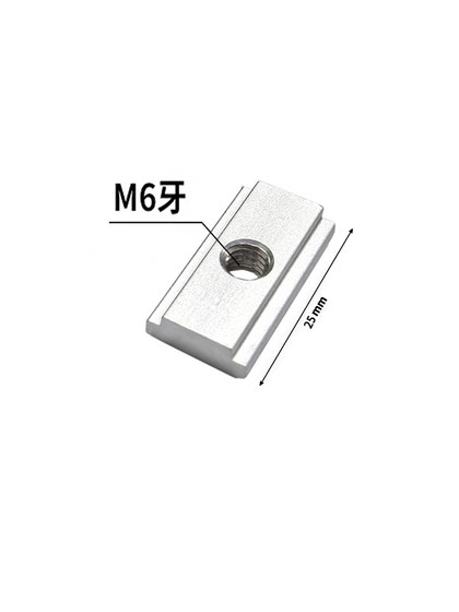 제조업체 SPON 19 타입 목공 T 작은 슬롯 슬라이더 알루미늄 프로파일 M6 슬라이더 T 단 레일 커넥터 대량 및 우수한 가격