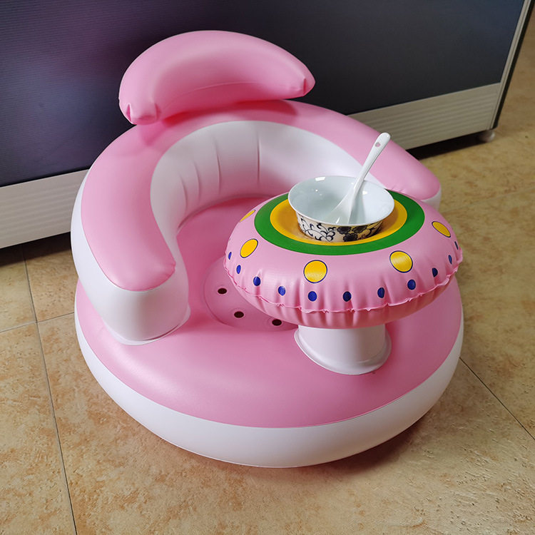 The Jing Ki Inflatable School Chair Baby Baby Training School Sitting Theorist Bath Chair With Chair Dining Chair Children Inflatable Sofa-Taobao