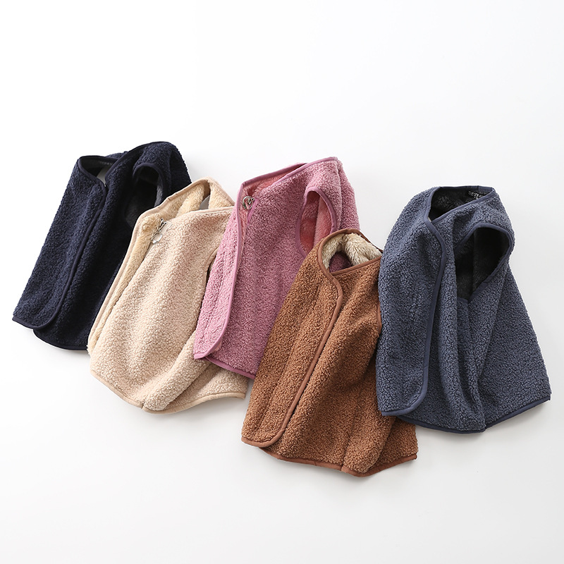 The Jing Unicorn Horse Chia 2023 Autumn Winter Dress New Zipper Male and female children Garn-up baby Warmth Kan Shoulder Horse Jacket Jacket-Taobao