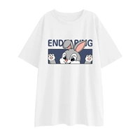 [Горячая распродажа] Белая футболка Happy Rabbit Jwc63772