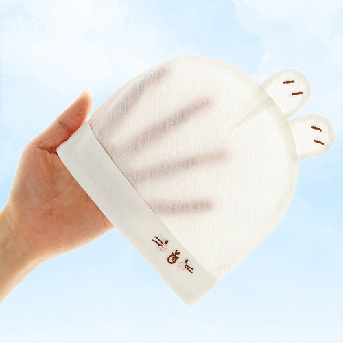 Детская летняя осенняя хлопковая шапка для раннего возраста для новорожденных, 0-3 мес.