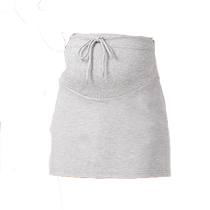 Maternity wear 2024 new drawstring hip skirt autumn belly support A-line anti-exposure slimming sports short skirt