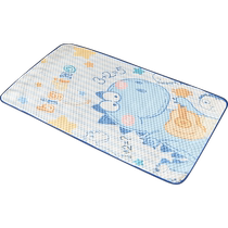 Jingqi tapis bébé glace rotin berceau bébé été glace doudou enfants maternelle sieste glace tapis de soie