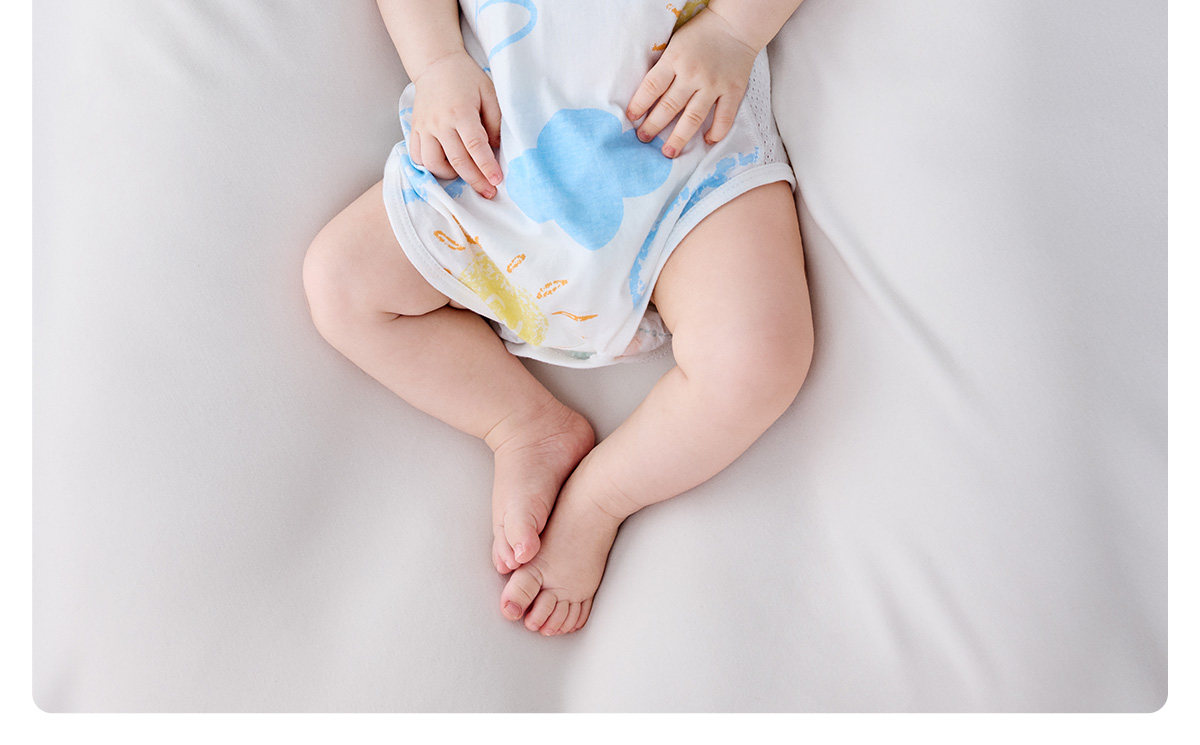 Baby Baby Thin Newborn Breathable Summer Clothing Onesie — 34