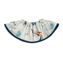 Jingqi pure cotton baby saliva towel 360 degree rotatable baby bib childrens anti-vomiting bib ins Korean version