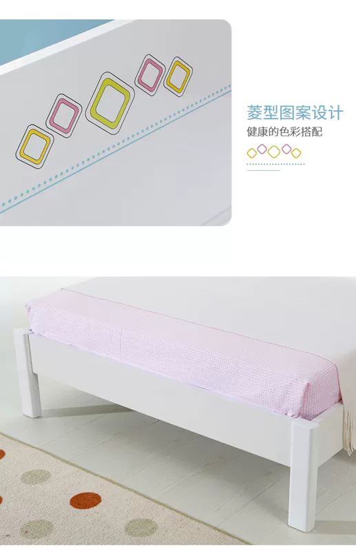 Đôi hổ đồ nội thất trẻ boy giường nền kinh tế phòng ngủ đôi ký hợp đồng 1,2 m 1,5 m giường 13R3 hiện đại - Giường