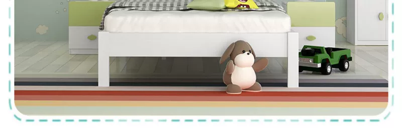 Đôi hổ giường nội thất tối giản chàng trai tuổi teen hiện đại và trẻ em gái 1,2m 1,5m giường đơn nội thất phòng ngủ 13R2 - Giường mẫu giường gỗ