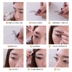 FZ Fangze dày tự nhiên thực tế chéo lông mi giả trang điểm khỏa thân uốn cong người mới bắt đầu Suyan dị ứng mạng đỏ - Lông mi giả mi giả 5d Lông mi giả