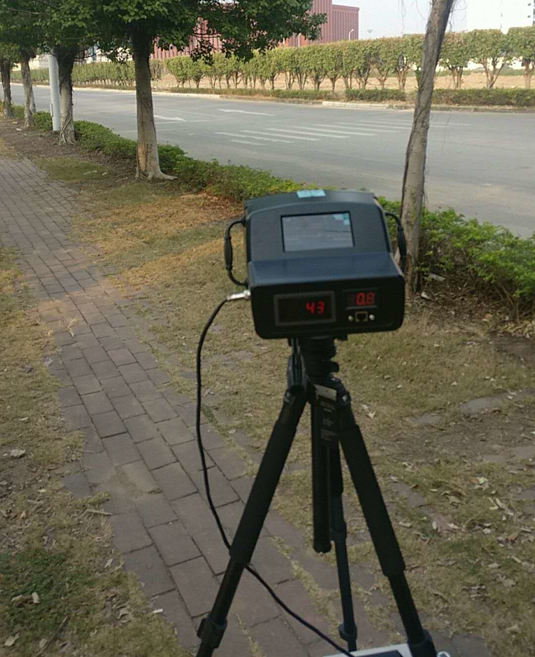 Mobile high-definition speed detector belt display speed automatic capture vehicle speed analyzer manufacturers