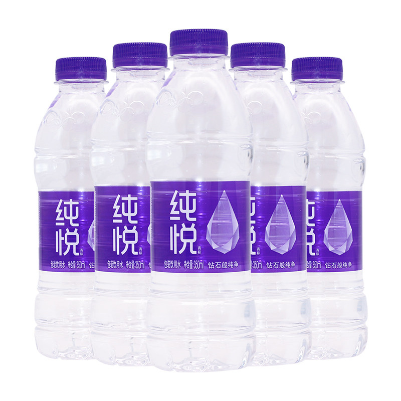 纯悦饮用水350ml*24瓶整箱,会议用水首选?🤔揭秘好喝的秘密🥤-饮用天然矿泉水/饮用天然水-淘宝好物网