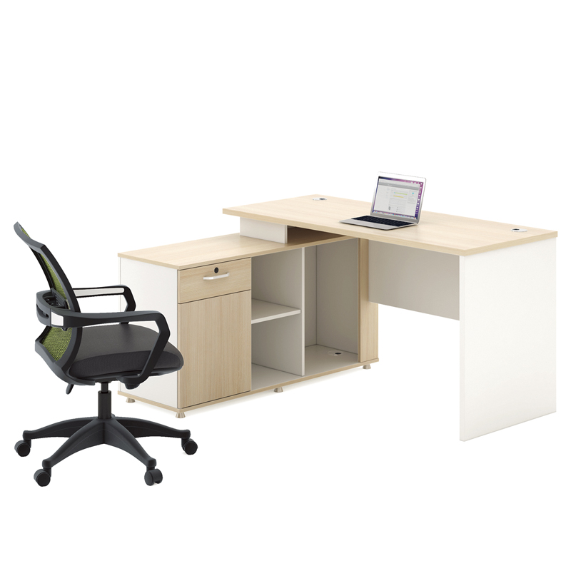 Staff desk Staff seat Office card holder simple modern single computer desk chair combination staff desk