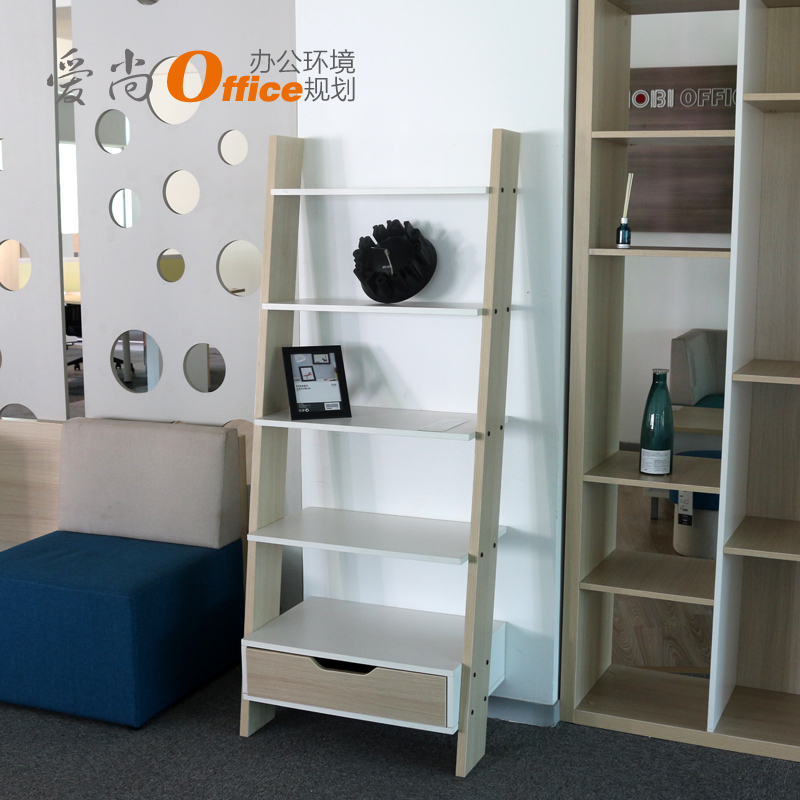 Weihao Office Cabinet File Cabinet File Rack Bookshelf Newspaper Rack Information Rack Wall Ladder Cabinet Brochure Magazine Rack