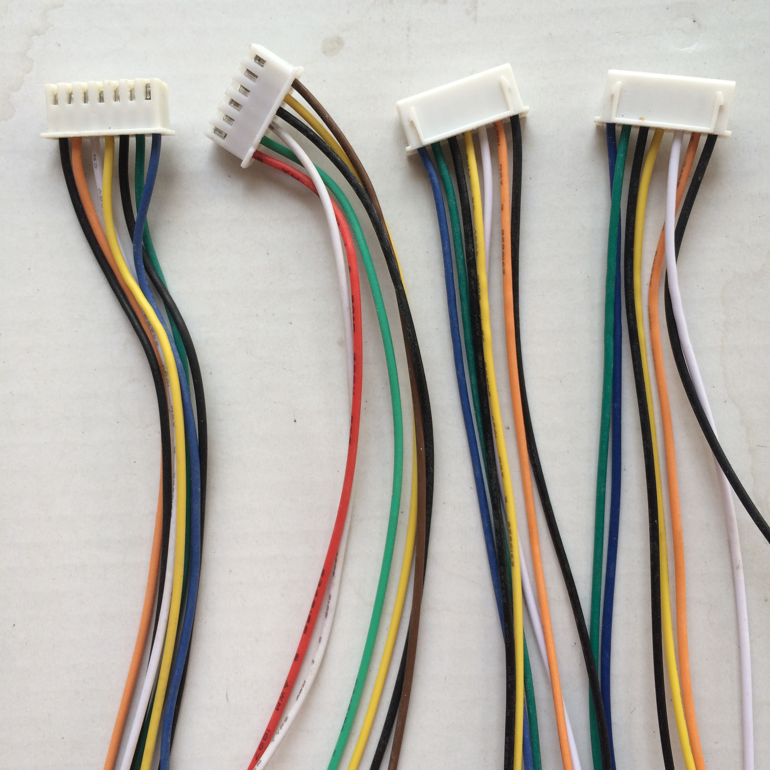 Huiju indoor unit visual intercom HJ-80D07C type cable 6-core 7-core connector power data cable plug-in