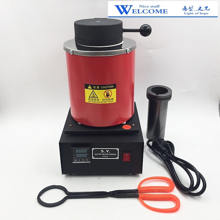 2KG CNC furnace - furnace Melting furnace Gold and silver melting equipment jewelry equipment playing tool