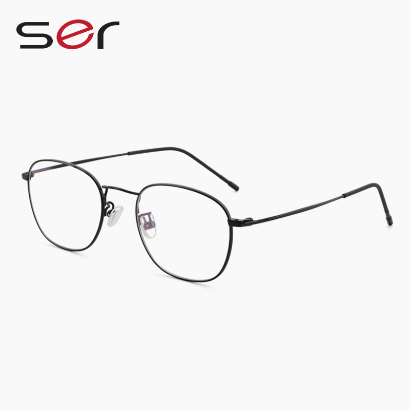 Anti-Blue Light Radiation Glasses Men look at mobile phone PCs Special no-degree flat mirror Eye-eye myopia eye frame Female