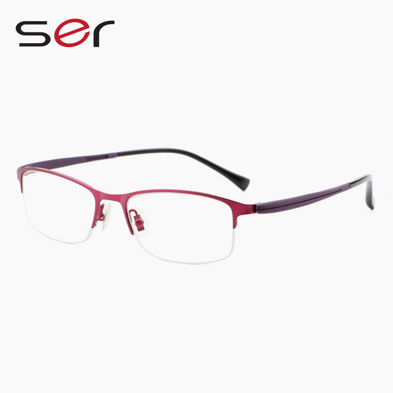 Shanger anti-blue light radiation mobile phone computer glasses men's flat light mirror half frame full frame hipster myopia glasses frame female