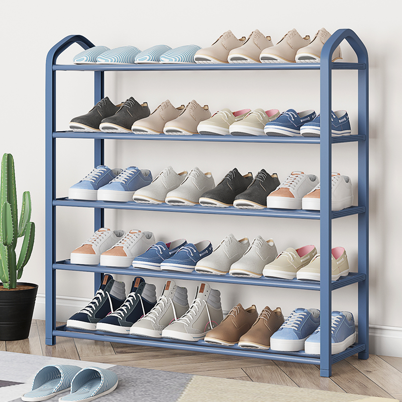 Simple shoe rack Home economy type put small door storage artifact multi-layer dustproof shoe cabinet dormitory room looks good