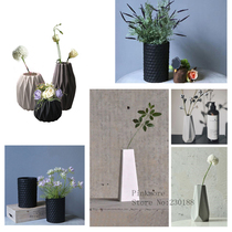 Cement pot silicone mold clear water concrete simple home ornament flower arrangement vase mold European style ornament wind