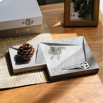 Cement concrete pallet ornament mold Nordic simple style square pallet silicone mold industrial wind pallet