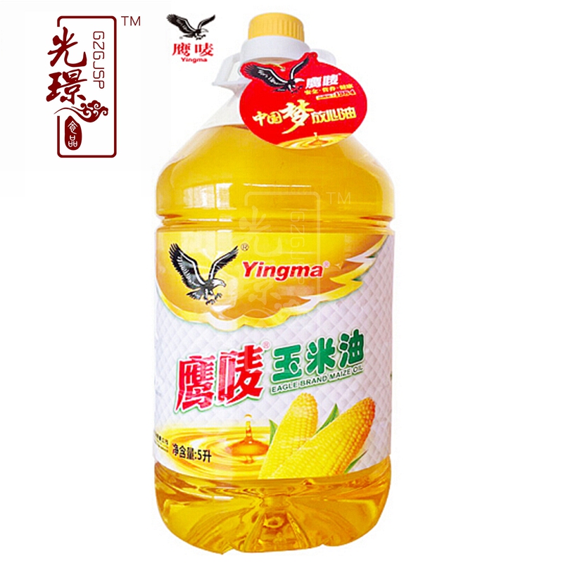 Eagle Mark corn oil 5L first-level pressing farmhouse natural self-pressing non-genetically modified Zhongshan specialty edible oil