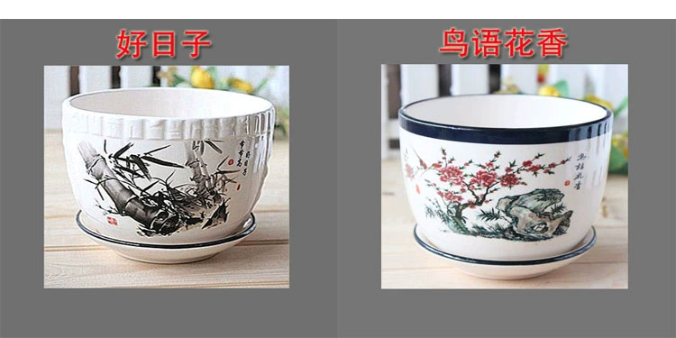 Bình gốm hoa, máy tính để bàn và bình gốm cao cấp - Vase / Bồn hoa & Kệ